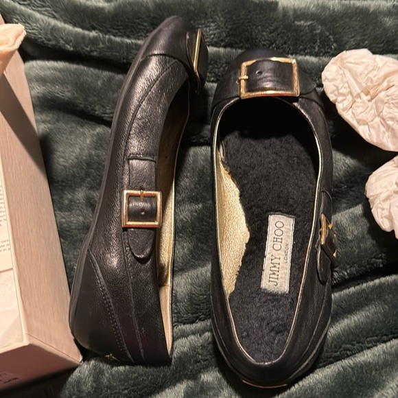 Authentic Jimmy Choo biker ballet flats Sz. 37 (6.5) - Picture 6 of 6